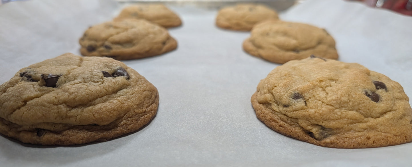 Homemade 3 oz Chocolate Chip Cookies